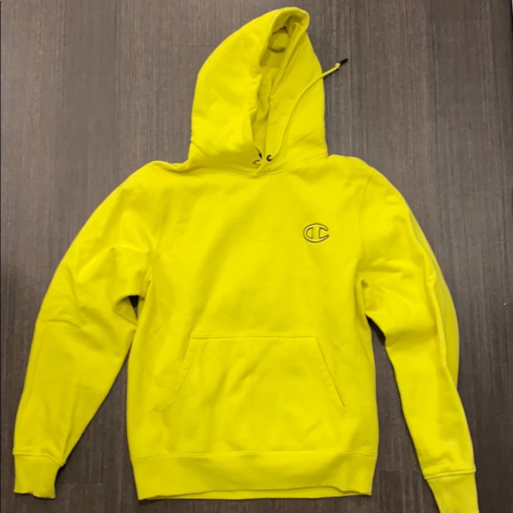 Champion hoodie - bright yellow